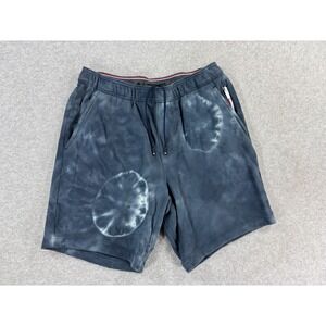 Fourlaps Tye Die Performance Athletic Shorts (Men's Medium) Blue‎ - 8"